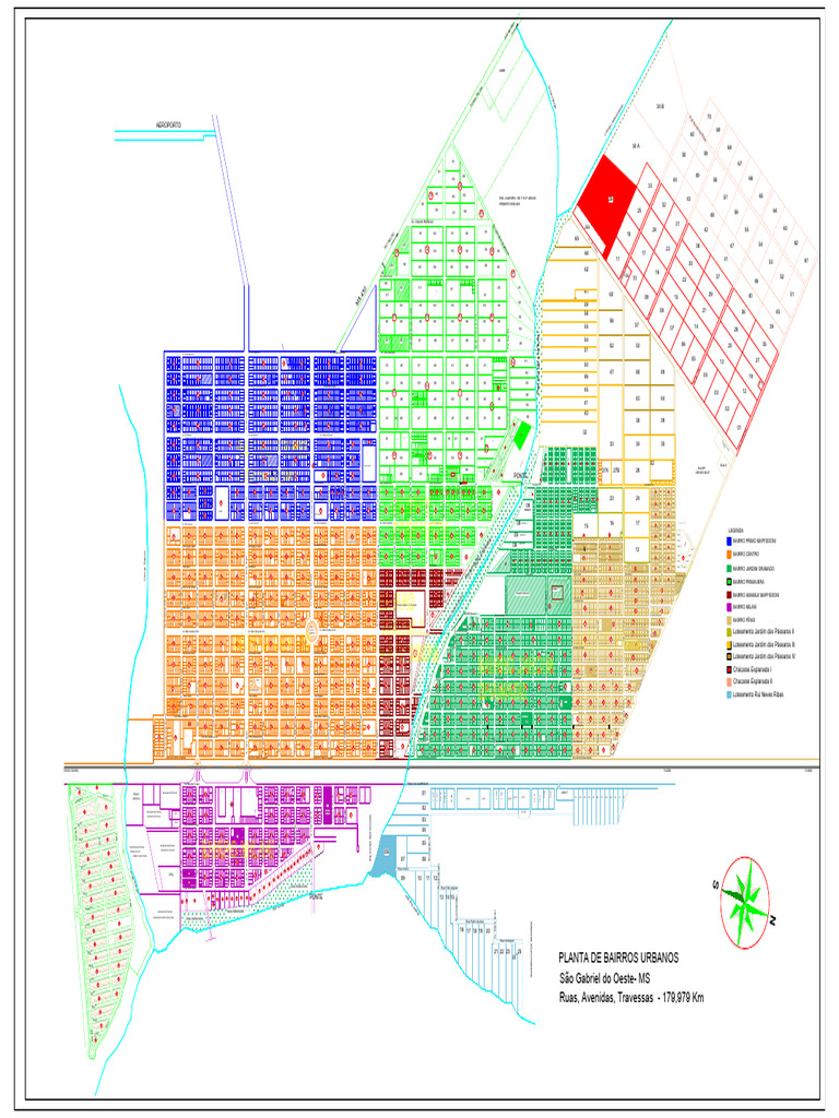 Mapa São Gabriel Do Oeste MS | PDF