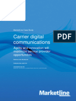 Carrier Digital Communications Agility and Innovation Will Maximize Service Provider Opportunities.