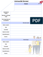 Actividad Oral de Información Personal en Español ELE