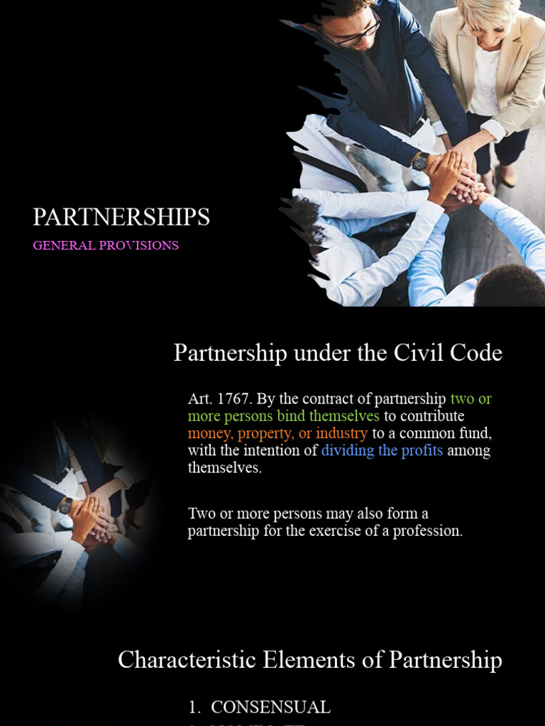 Understanding Partnership Laws and Types | PDF | Partnership | Limited ...