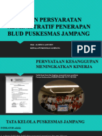 Paparan BLUD PKM JAMPAN A