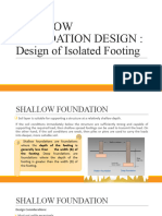 Shallow Foundation Design Report