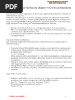 RBSE Class 8 Science Notes Chapter 4 Chemical Reactions - RBSE Guide