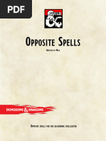 Opposite Spells