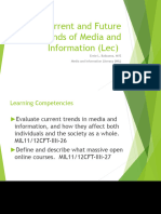 Current and Future Trends of Media and Information (LEC)