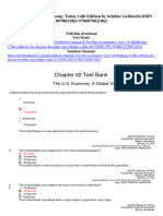 Test Bank For The Economy Today 14Th Edition by Schiller Gebharbt Isbn 0078021863 978007802186 Full Chapter PDF