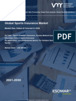 Global Sports Insurance Market Sample Report