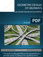 Ce108 Geomteric Design of Highways