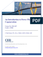 D02-007 - An Introduction To Power Plant Cogeneration - US