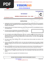 Vision GS Test 25 Prelims 2024