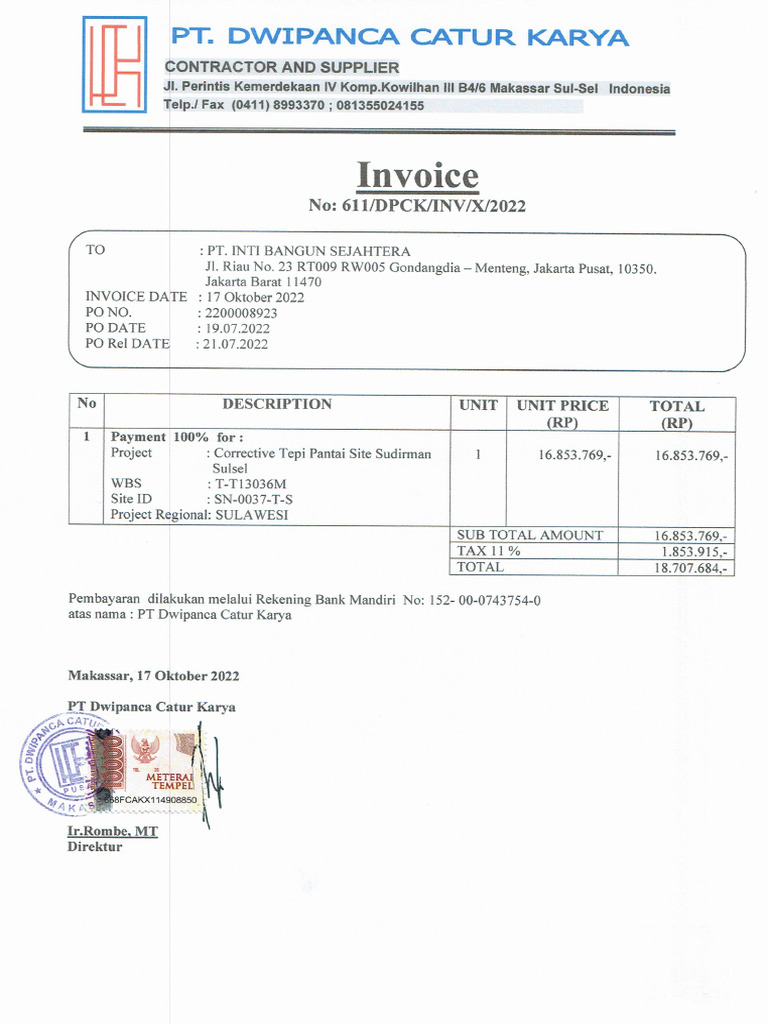 Inv Cor - 000042 | PDF