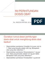 Latihan Perhitungan Dosis Obat Pada Dewasa