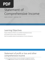 Statement of Comprehensive Income | PDF | Income Statement | Income