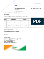 Dear Sir/Madam, We Are Confirming ILT Session at Your Respective On Following Dates