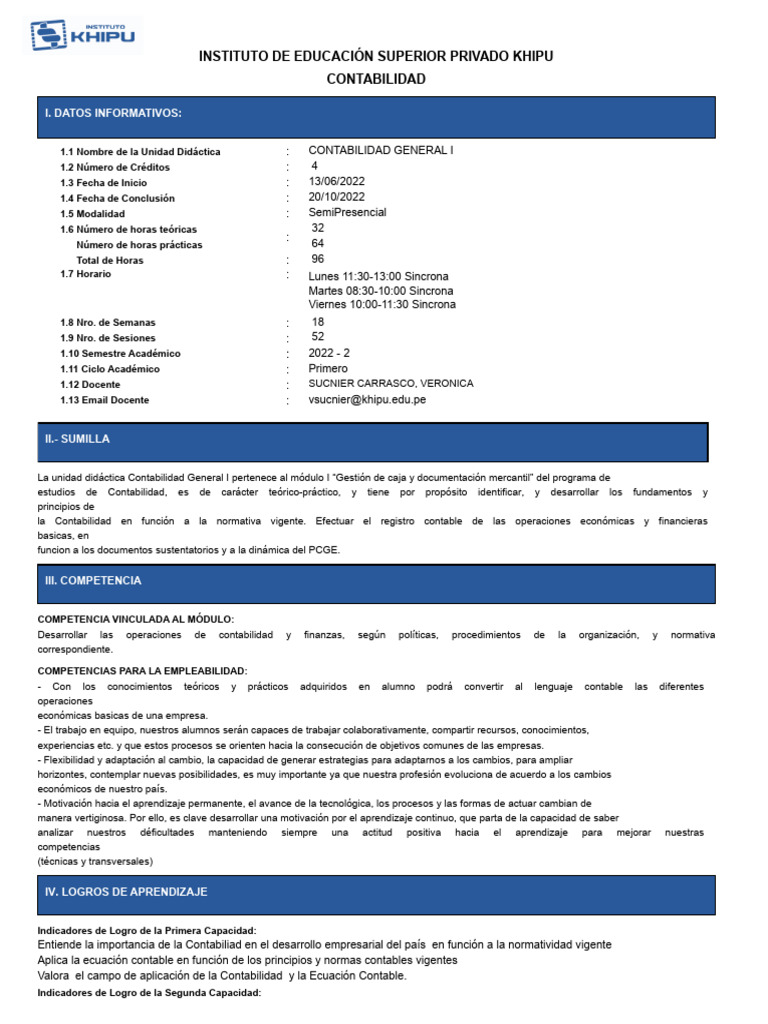 Contabilidad General I Pdf Contabilidad Microsoft
