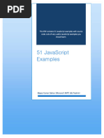 JavaScript Examples PDF