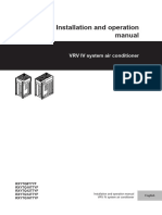 RXYTQ-TYF IOM 4PEN388987-1 2015 03 Installation Manuals English