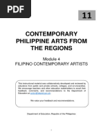 CPAR M4 Week 4 Filipino Contemporary Artists