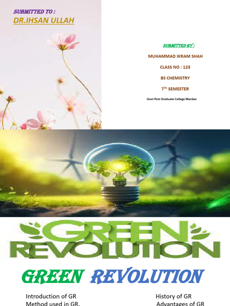 Green Revolution Pdf Agriculture Green Revolution