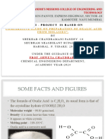 Comparative Study of Preparation of Oxalic Acid From Molases (Sem6) Shekhar