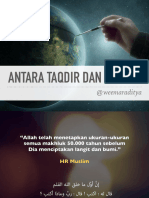 Antara Taqdir Dan Pilihan