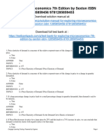 Exploring Microeconomics 7Th Edition Sexton Test Bank Full Chapter PDF