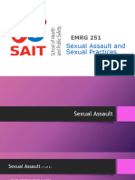 Sexual Assault and Sexual Practices