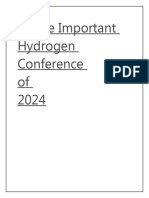 All The Important Hydrogen Conference 2024