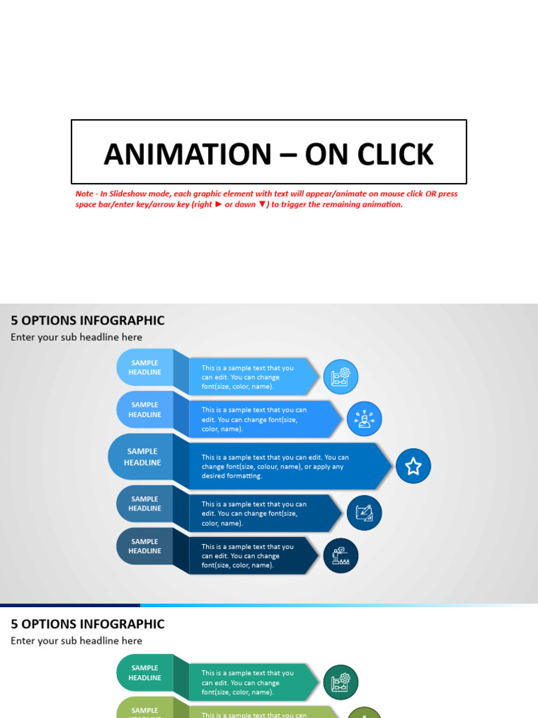 Free 5 Options Infographic Animated 16x9 | PDF | Ibm Pc Compatibles ...