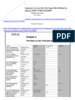 Test Bank For Development Across The Life Span 8Th Edition by Feldman Isbn 9780134225890 Full Chapter PDF