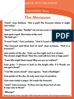 The Monsoon A Vowel Teams Decodable Story by Brooke Vitale