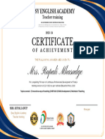 Certificate: Mrs. Rupali Mhasudge