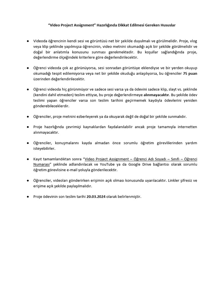 Video Proje Odevi Icin Tiklayiniz Pdf