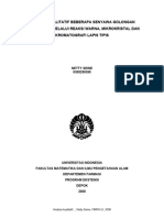 Analisis Kualitatif Senyawa Golongan Antihistamin Reaksi Warna, Mikroristal, Kromatografi