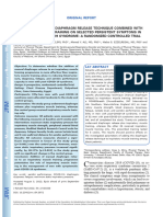 Influence of Manual Diaphragm Release Technique Combined With Inspiratory Muscle Training On Selected Persistent Symptoms in Men With Post-Covid-19 Syndrome A Randomized Controlled Trial