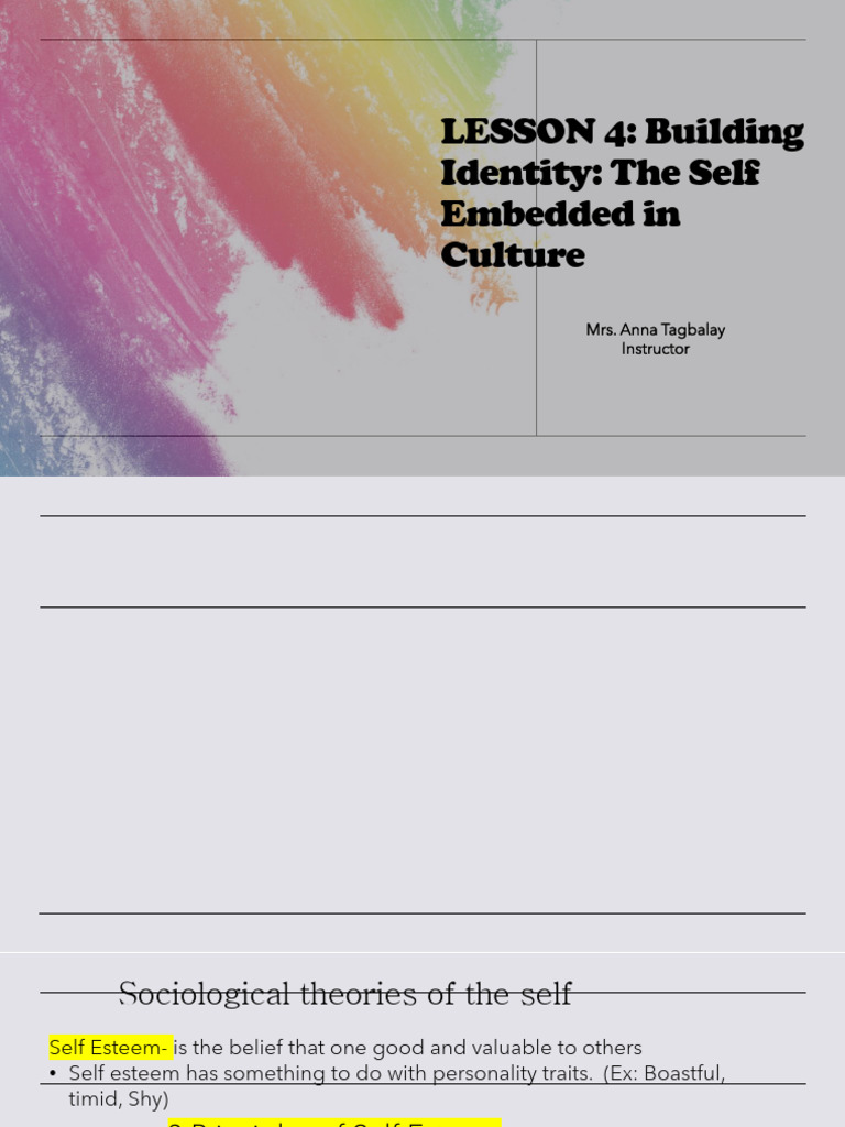 Identity: The Self in Cultural Context | PDF | Self Esteem | Self Efficacy