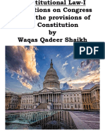 USC - Limitations On Congress Under Constitution - Ed WQS 18-01-2024