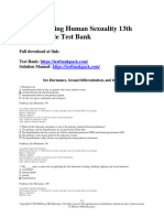 Understanding Human Sexuality 13Th Edition Hyde Test Bank Full Chapter PDF