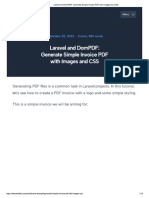 Laravel DOMPDF