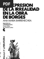 La expresión de la irrealidad en la obra de Borges - Ana María Berrenechea