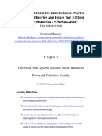 Solution Manual For International Politics Concepts Theories and Issues 2Nd Edition Basu 9386446944 9789386446947 Full Chapter PDF