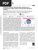 Li Et Al 2023 Amorphous Chloride Solid Electrolytes With High Li Ion Conductivity For Stable Cycling of All Solid State