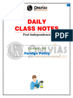 Post Independence Class Notes