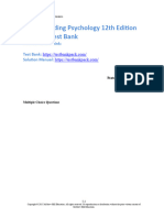 Understanding Psychology 12Th Edition Feldman Test Bank Full Chapter PDF