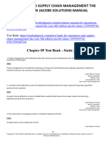 Operations and Supply Chain Management The Core 4Th Edition Jacobs Test Bank Full Chapter PDF