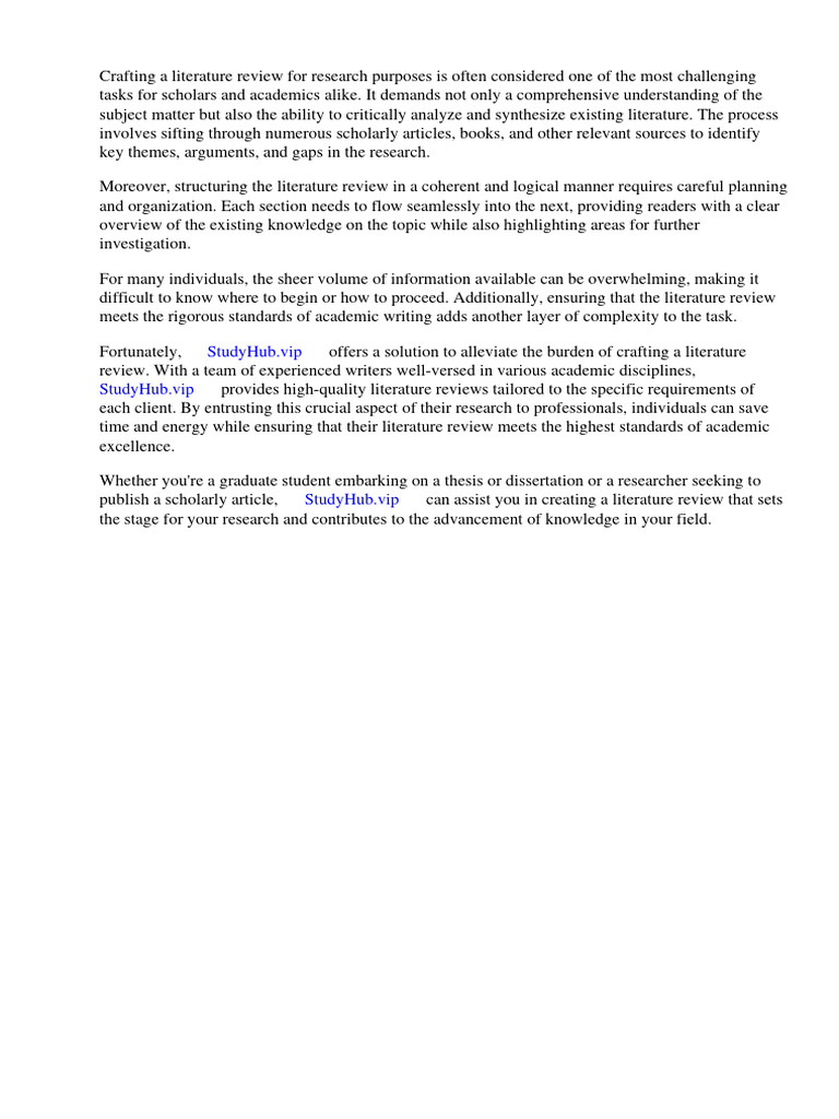 REVIEW OF LITERATURE IN RESEARCH SAMPLE PDF visual data 2