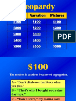 Dialogue Narration Pictures: Jeopardy