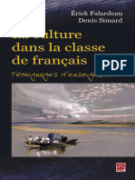 La Culture Dans La Classe de Français (Éric Falardeau Et Denis Simard) (Z-Library)