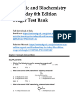 Organic and Biochemistry For Today 8Th Edition Seager Test Bank Full Chapter PDF