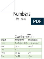 3 (Japenes Number) - Learn Japanese Numbers in Urdu